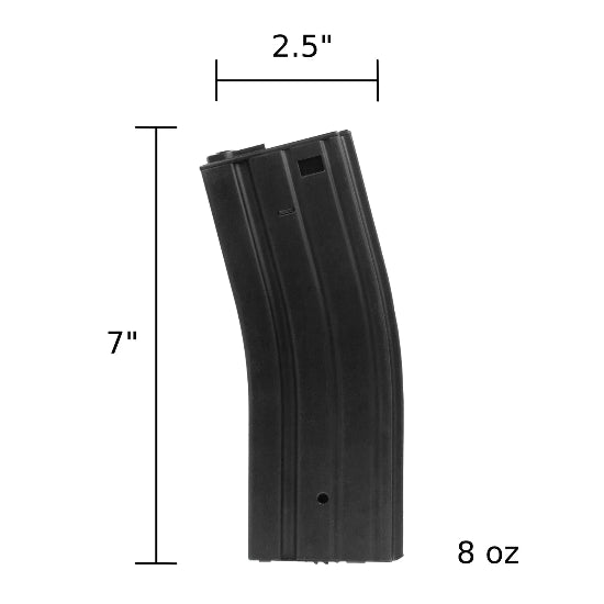 Arcturus Airsoft AEG M4/M16 Metal 350 Round Magazine