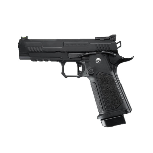 Arcturus Vanguard Hi-Capa 4.3 GBB Green Gas Airsoft Pistol Black