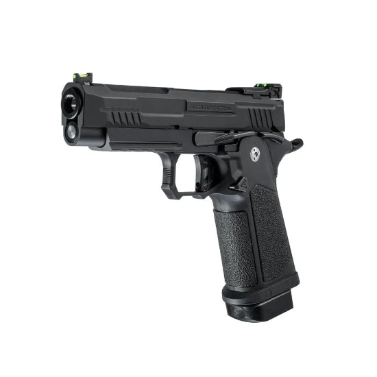 Arcturus Vanguard Hi-Capa 4.3 GBB Green Gas Airsoft Pistol Black