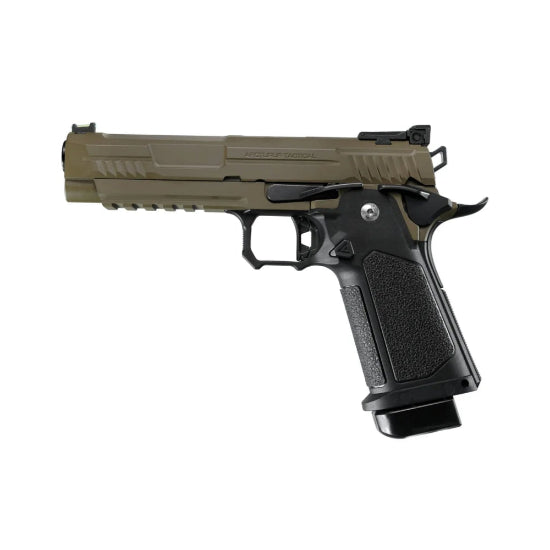 Arcturus Vanguard Hi-Capa 5 GBB Green Gas Airsoft Pistol - Tan/Black
