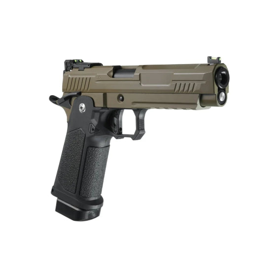Arcturus Vanguard Hi-Capa 5 GBB Green Gas Airsoft Pistol - Tan/Black