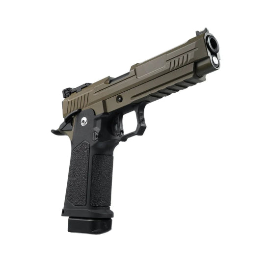 Arcturus Vanguard Hi-Capa 5 GBB Green Gas Airsoft Pistol - Tan/Black