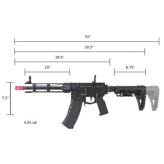 Arcturus X C.A.T. Versatile 10S AK Airsoft AEG Rifle - Black