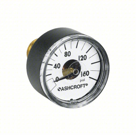 Ashcroft Mini Pressure Gauge 0-160psi - White Face (GG05-12)