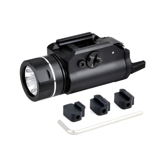 Atlas Custom Works 700 Lumen Rail Mounted Tactical Flashlight Black