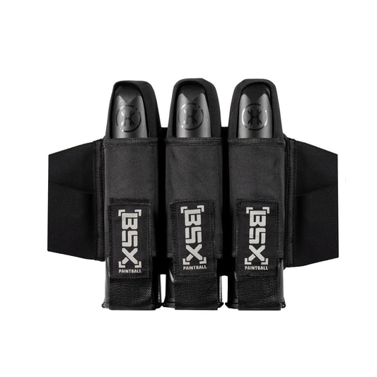 BSX 3 Pod Paintball Harness - Black