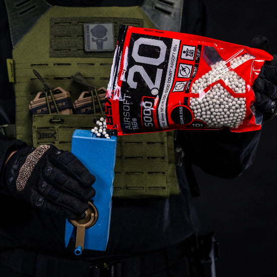 BSX Tactical Airsoft BB 0.20g - 5000ct White