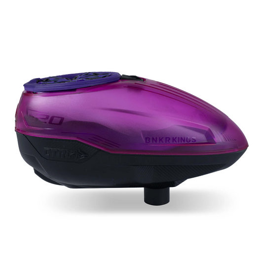 Bunkerkings CTRL2 Paintball Loader - Crystal Purple/Black