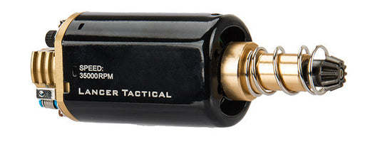 Lancer Tactical Airsoft AEG Long Type Super High Torque Motor Version 2 (35,000 RPM) - Black/Gold (GG10-08)