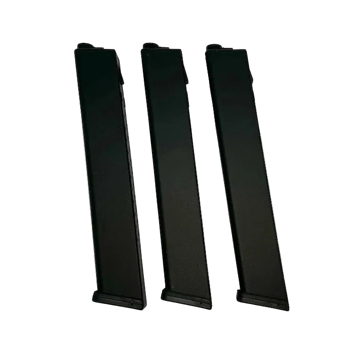 Classic Army Airsoft AEG Nemesis X9/G&G ARP9 Mid-Cap 120 Round Magazine (3 Pack) Black