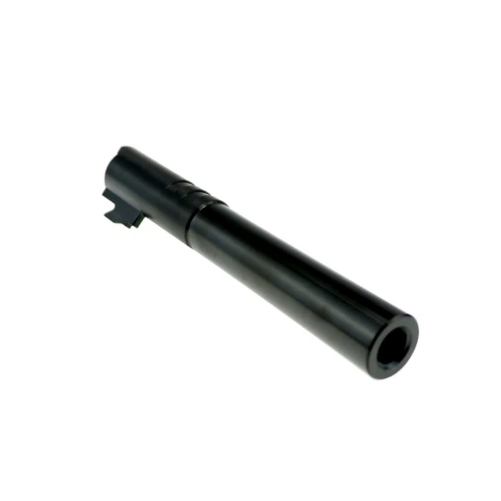 CowCow Hi-Capa 5.1 OB1 Gas Blowback Airsoft Pistol Threaded Outer Barrel (.45 ACP) - Stainless Black