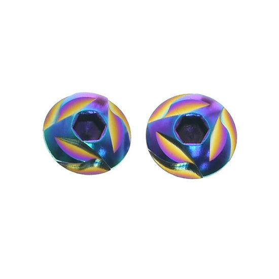 CowCow TM Hi-Capa Stainless Grip Screw Set Rainbow