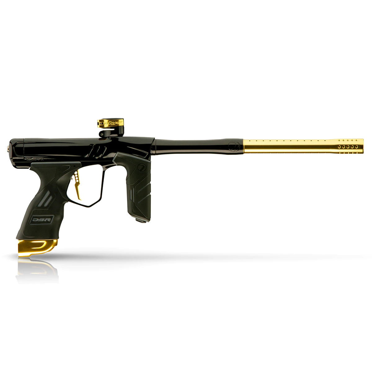 Dye DSR+ Paintball Gun - Onyx/Gold Polished