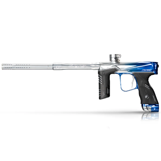 Dye MXR Paintball Gun - Arctic Clear/Blue Fade Polished