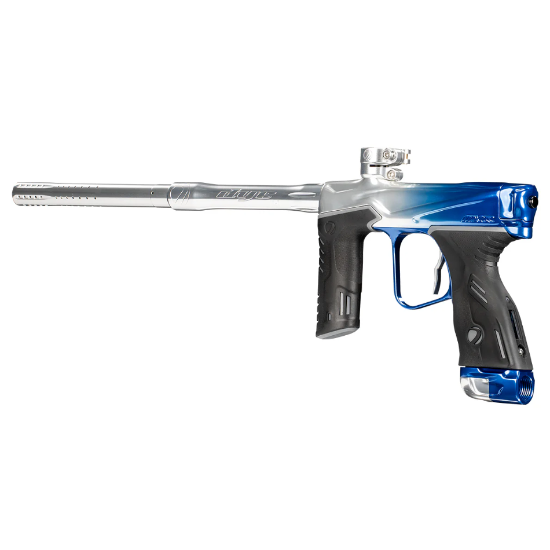 Dye MXR Paintball Gun - Arctic Clear/Blue Fade Polished