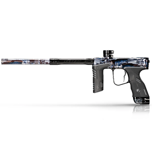 Dye MXR Paintball Gun - PGA Deathstar Black/Blue/Grey Polish