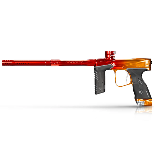Dye MXR Paintball Gun - Sunrise Red/Orange Fade Polished