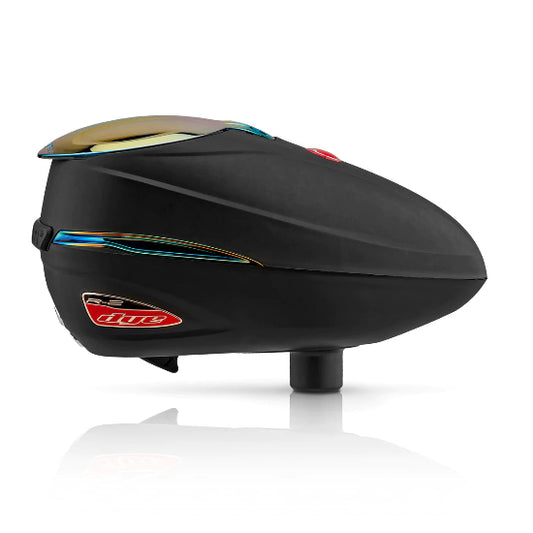 Dye R2 Rotor Paintball Loader - Black/Red Fire
