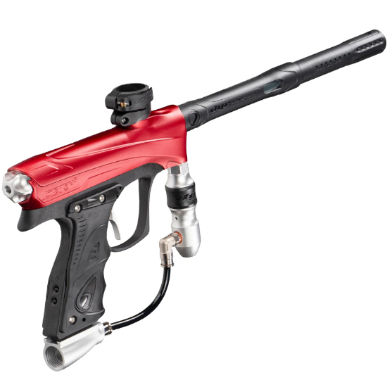 Dye Rize CZR+ Paintball Gun - Red/Silver Dust