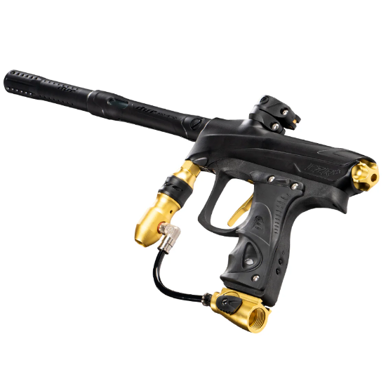Dye Rize CZR+ Paintball Gun - Black/Gold Dust