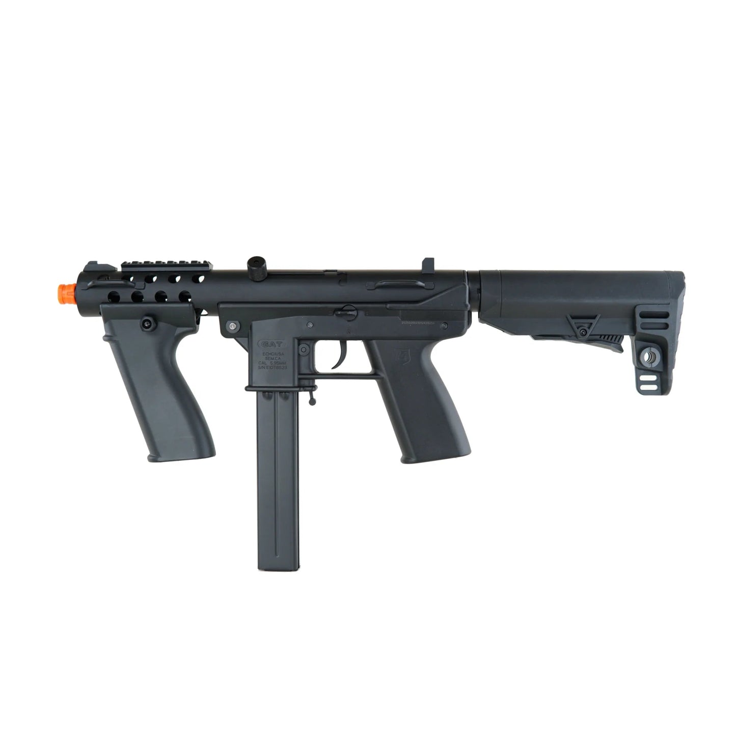 Echo1 General Assault Tool X (GAT) AEG Airsoft Sub Machine Gun - Black