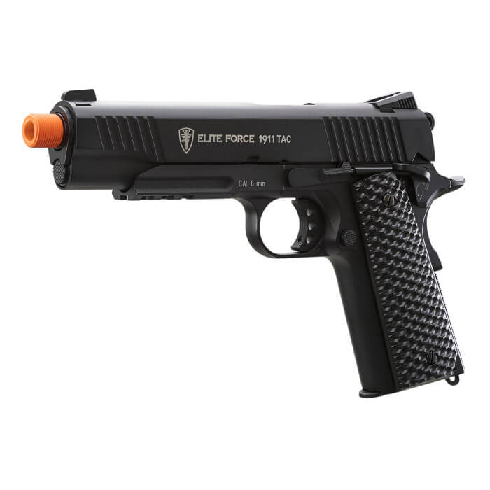 Elite Force 1911 TAC Co2 Gas Blowback Airsoft Pistol - Black