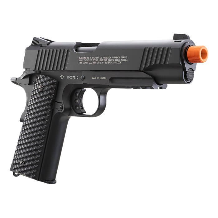 Elite Force 1911 TAC Co2 Gas Blowback Airsoft Pistol - Black