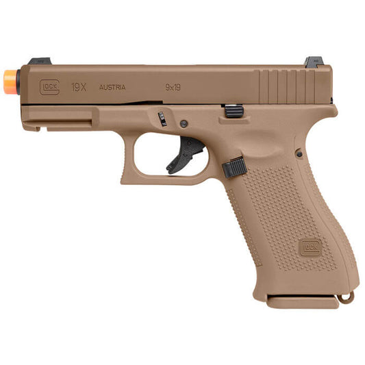 Elite Force GLOCK™ 19X Gas Blowback Airsoft Pistol - Coyote Tan