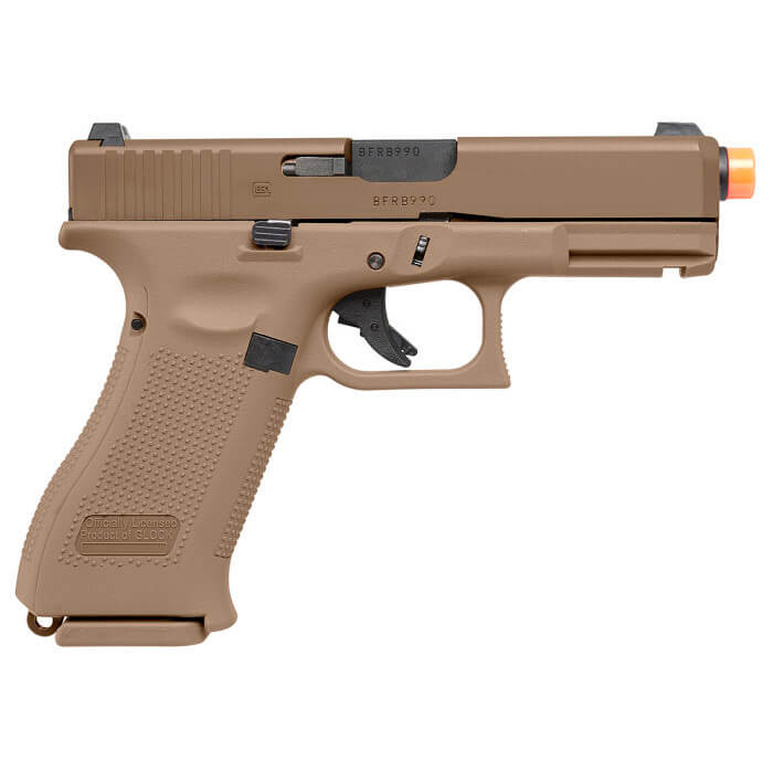 Elite Force GLOCK™ 19X Gas Blowback Airsoft Pistol - Coyote Tan