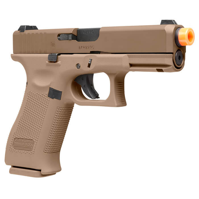 Elite Force GLOCK™ 19X Gas Blowback Airsoft Pistol - Coyote Tan