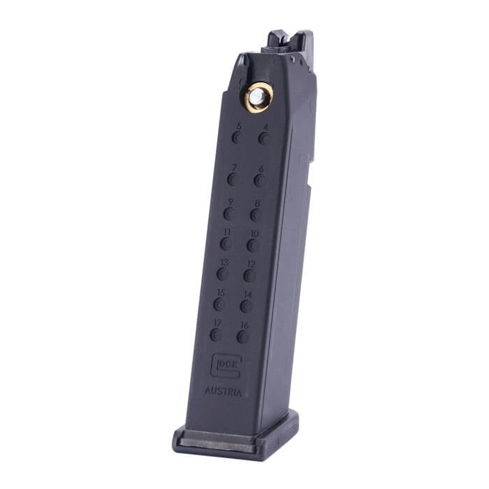 Elite Force Glock 17 Gen4 Gas Blowback Airsoft Pistol 22 Round Magazine - Black