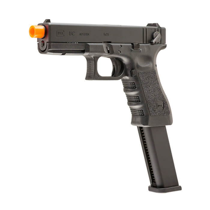 Elite Force GLOCK™ 18C Gen3 Gas Blowback Airsoft Pistol (Semi/Full-Auto) - Black