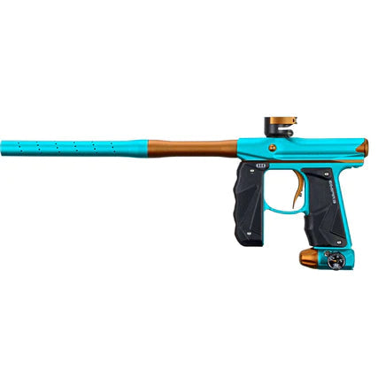 Empire MINI GS Paintball Gun w/2 Piece Barrel Kit - Dust Aqua/Orange