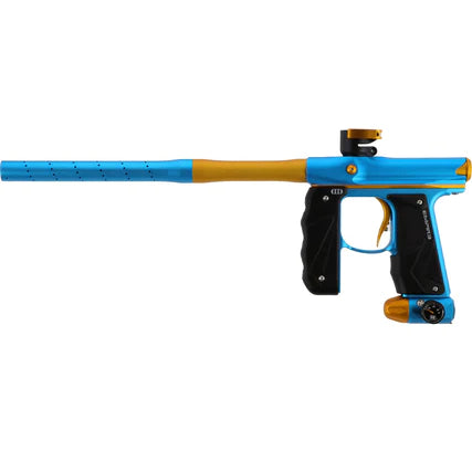 Empire MINI GS Paintball Gun w/2 Piece Barrel Kit - Aqua/Gold