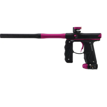 Empire MINI GS Paintball Gun w/2 Piece Barrel Kit - Dust Black/Pink