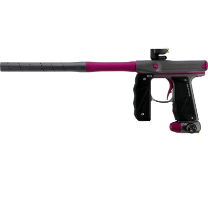 Empire MINI GS Paintball Gun w/2 Piece Barrel Kit - Dust Grey/Pink