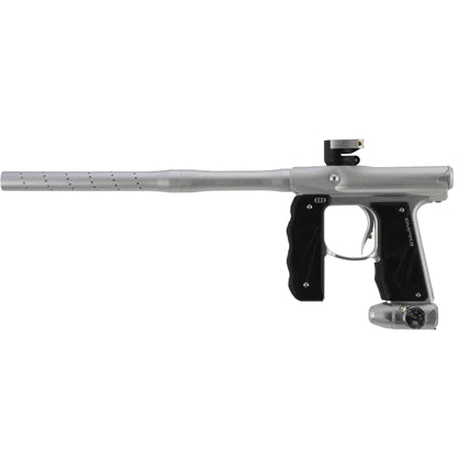 Empire MINI GS Paintball Gun w/2 Piece Barrel Kit - Dust Silver/Silver