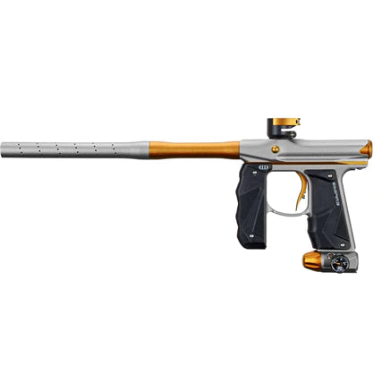 Empire MINI GS Paintball Gun w/2 Piece Barrel Kit - Dust Silver/Gold