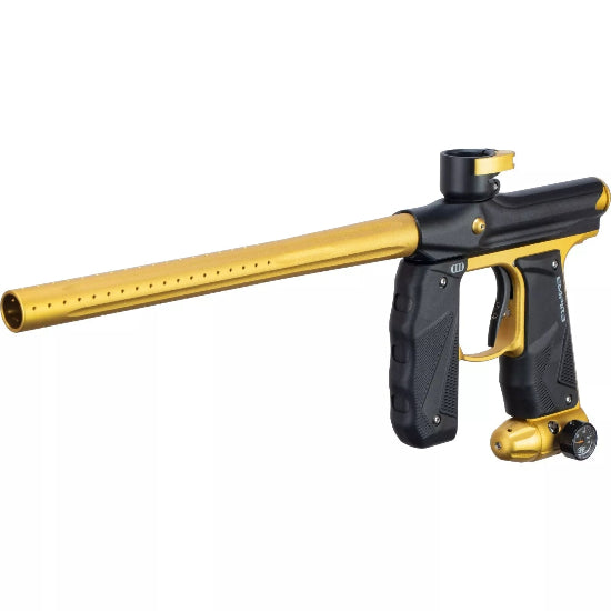 Empire MINI GS Paintball Gun w/2 Piece Barrel Kit - Dust Black/Gold