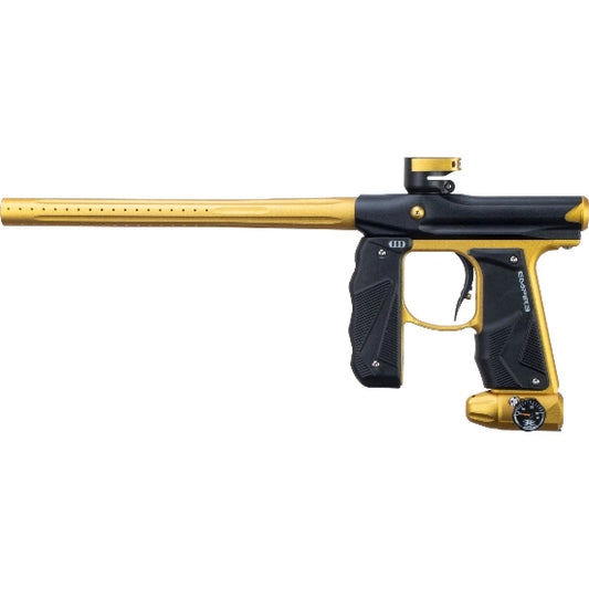 Empire MINI GS Paintball Gun w/2 Piece Barrel Kit - Dust Black/Gold