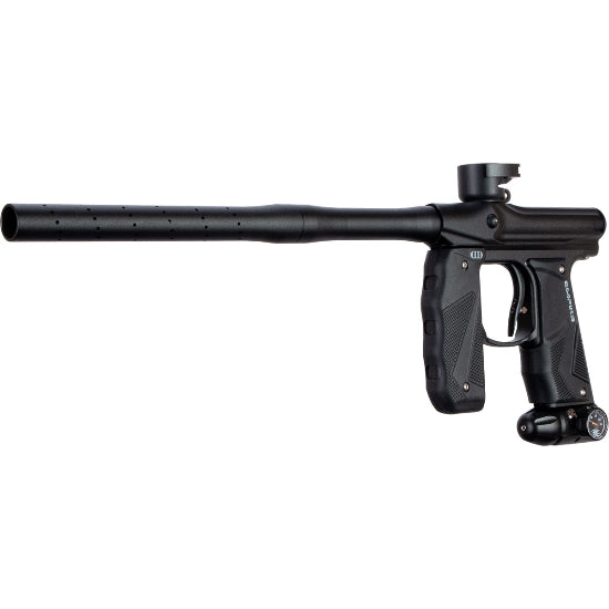 Empire MINI GS Paintball Gun w/2 Piece Barrel Kit - Dust Black/Black