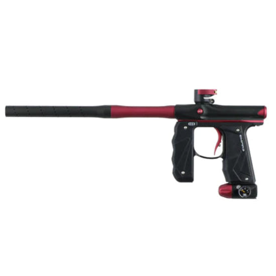 Empire MINI GS Paintball Gun w/2 Piece Barrel Kit - Dust Black/Red ...