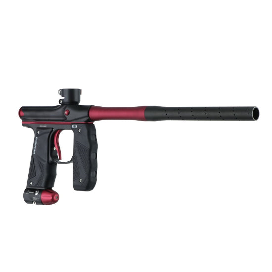 Empire MINI GS Paintball Gun w/2 Piece Barrel Kit - Dust Black/Red