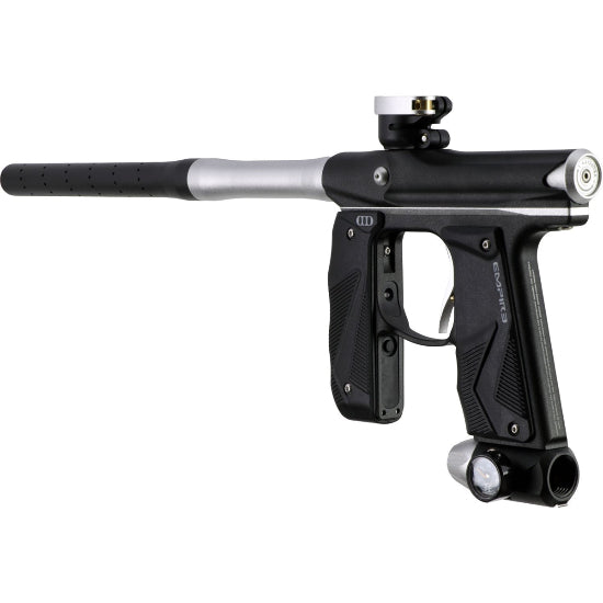 Empire MINI GS Paintball Gun w/2 Piece Barrel Kit - Dust Black/Silver