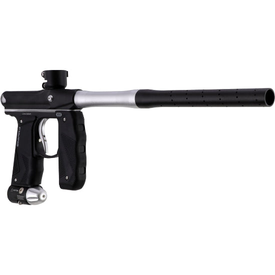 Empire MINI GS Paintball Gun w/2 Piece Barrel Kit - Dust Black/Silver