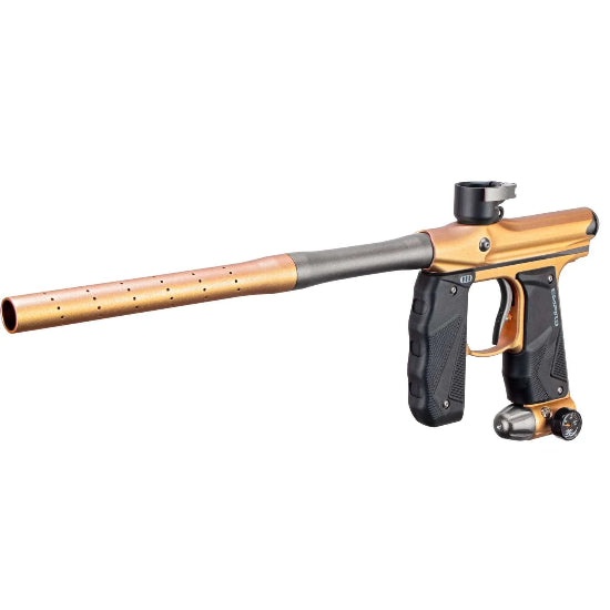 Empire MINI GS Paintball Gun w/2 Piece Barrel Kit - Dust Gold/Silver
