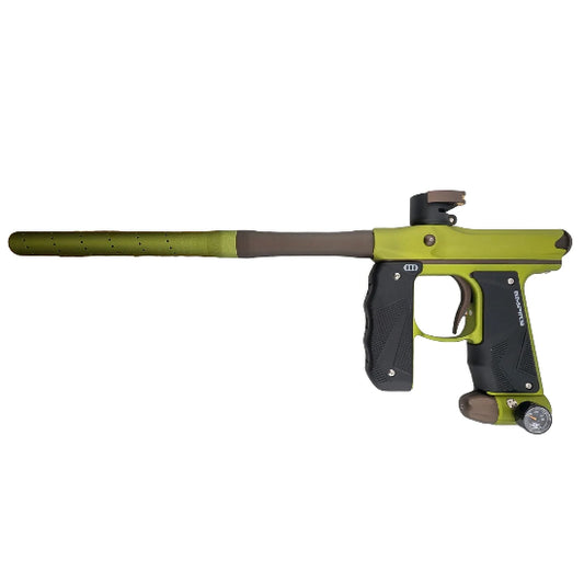 Empire MINI GS Paintball Gun w/2 Piece Barrel Kit - Dust Lime/Brown