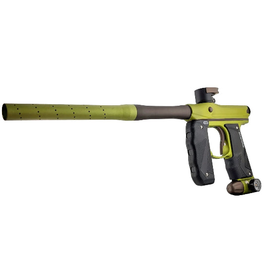 Empire MINI GS Paintball Gun w/2 Piece Barrel Kit - Dust Green/Brown