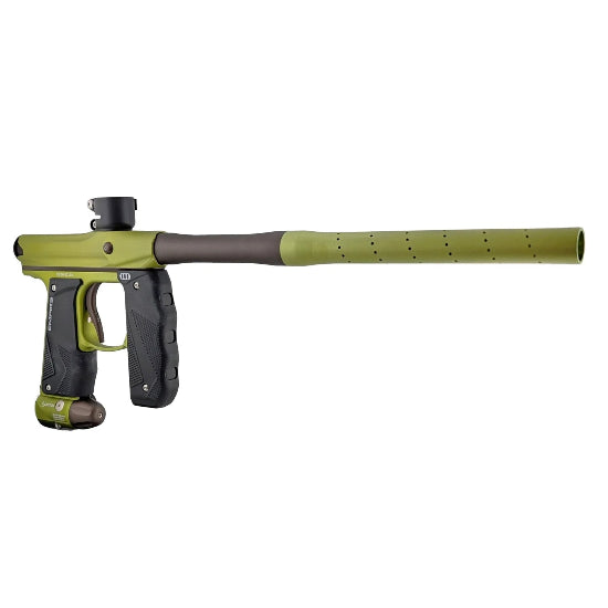 Empire MINI GS Paintball Gun w/2 Piece Barrel Kit - Dust Green/Brown