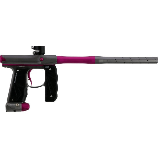Empire MINI GS Paintball Gun w/2 Piece Barrel Kit - Dust Grey/Pink